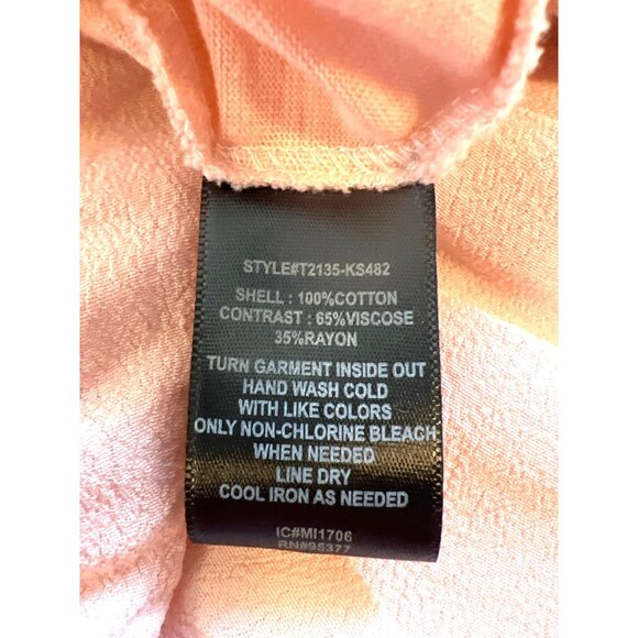 Sanctuary Baby Pink Sleeveless Blouse Peplum Ruffle Trim Top M - Picture 3 of 6